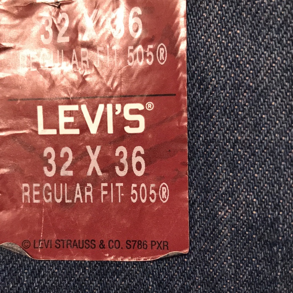 MENS 505 LEVIS JEANS NWT - Picture 7 of 11
